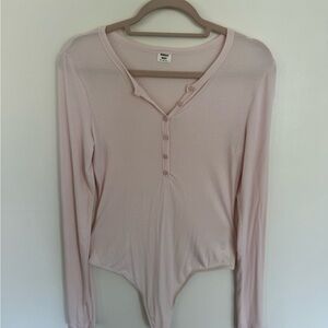 Women's Pink Long Sleeve Top